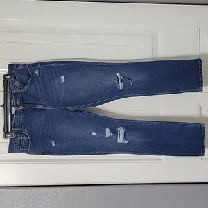 Women's Old Navy Power Straight Size 10 Short Distressed Jeans